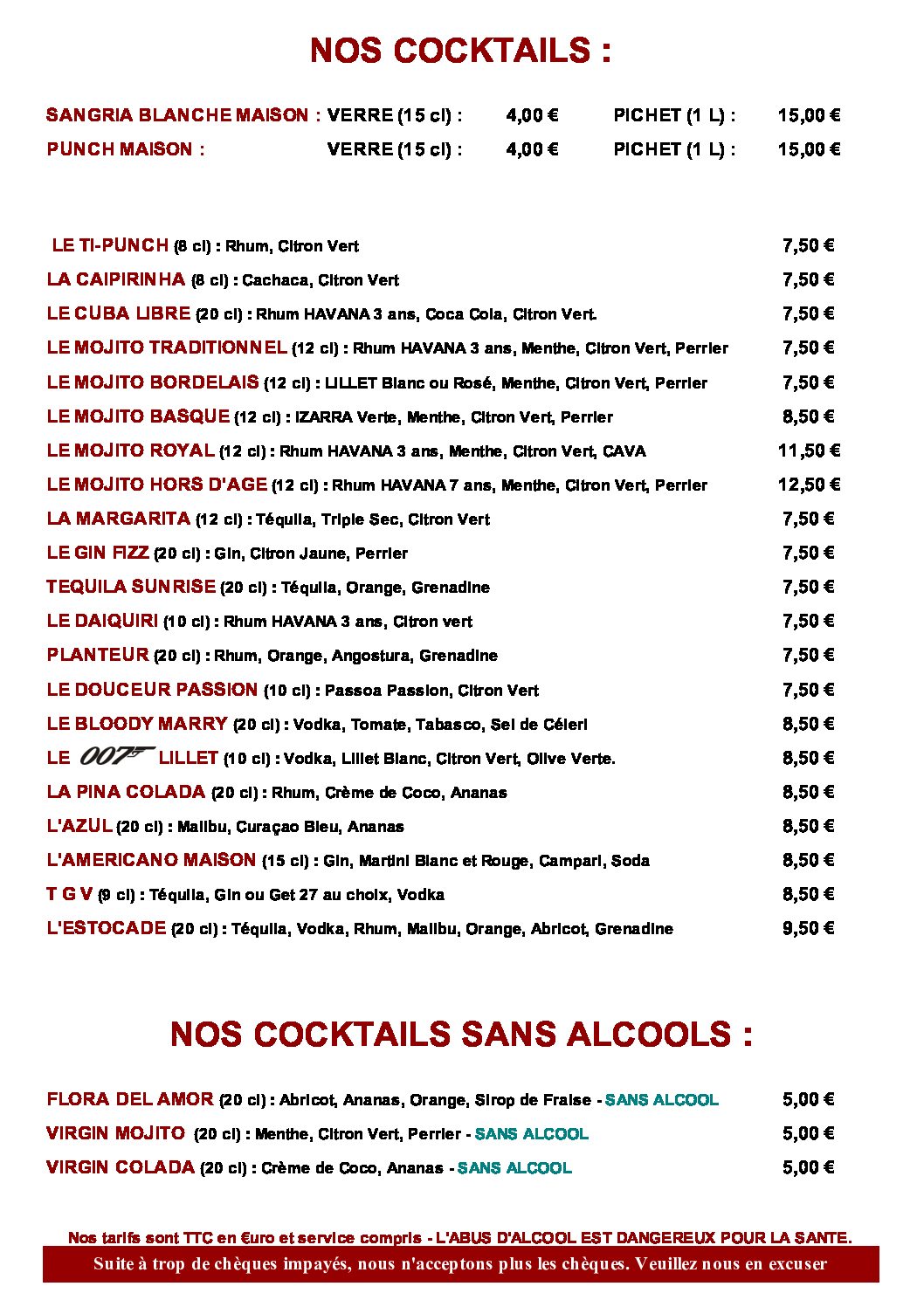 BAR COCKTAIL