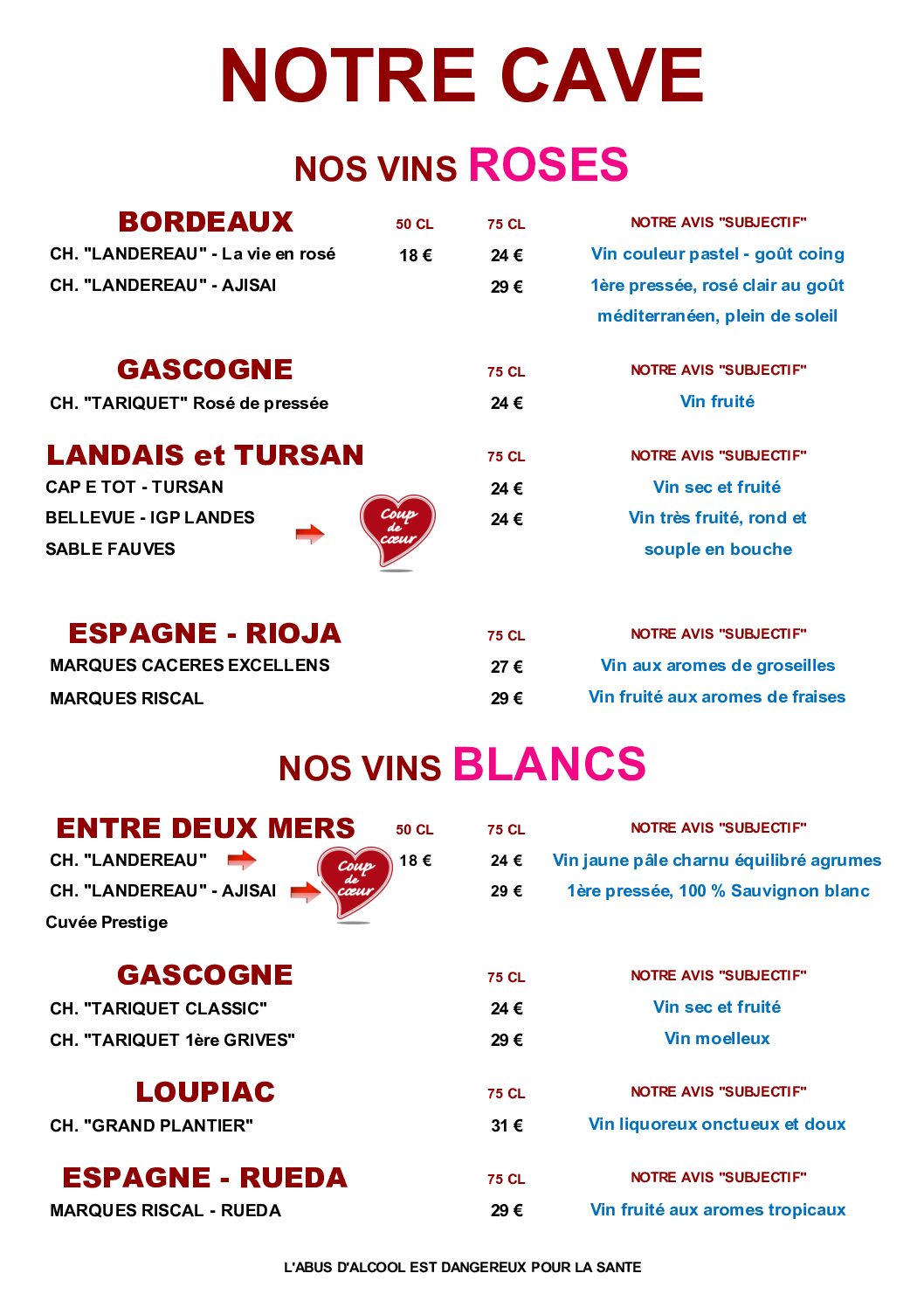 CAVE BLANC ROSE